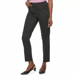 Women's Croft & Barrow® Classic Pull-On Straight Leg Pants