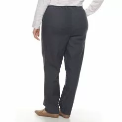 Plus Size Croft & Barrow® Pull-On Tapered-Leg Jeans -Croft & Barrow Sales Store 379623 ALT2