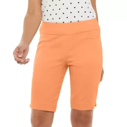 Women's Croft & Barrow® Effortless Stretch Bermuda Shorts -Croft & Barrow Sales Store 3913048 Coral