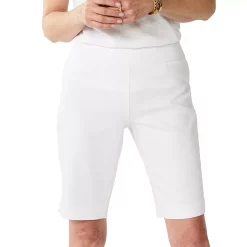 Women's Croft & Barrow® Effortless Stretch Bermuda Shorts -Croft & Barrow Sales Store 3913048 White