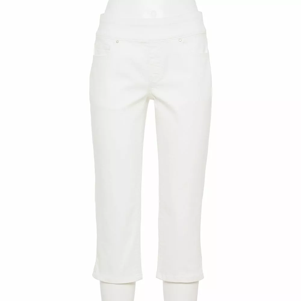 Women's Croft & Barrow® Pull-On Capri Jeans 4 Women's Croft & Barrow® Pull-On Capri Jeans - Image 4