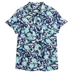 Women's Croft & Barrow® Challis Camp Shirt -Croft & Barrow Sales Store 5514552 ALT5