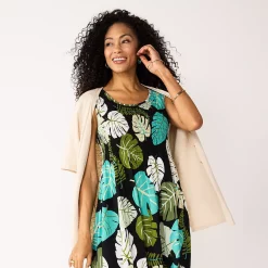 Women's Croft & Barrow® Elbow-Sleeve Cardigan -Croft & Barrow Sales Store 5533225 Oatmeal Heather