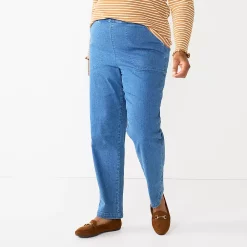 Plus Women's Croft & Barrow® Classic Pull-On Jeans 7 Plus Women's Croft & Barrow® Classic Pull-On Jeans -Croft & Barrow Sales Store 5544163 Med Wash