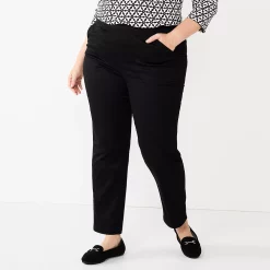 Plus Women's Croft & Barrow® Classic Pull-On Jeans 8 Plus Women's Croft & Barrow® Classic Pull-On Jeans -Croft & Barrow Sales Store 5544163 Mineral Black