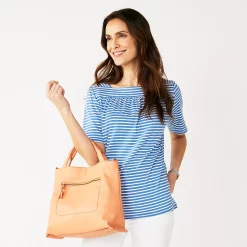 Croft & Barrow Sales Store -Croft & Barrow Sales Store 5554427 Blue Thin Stripe