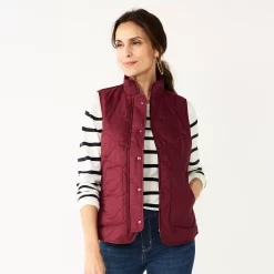 Petite Croft & Barrow® Quilted Vest