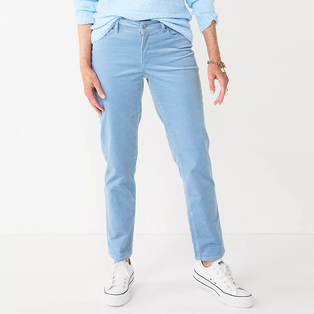 Petite Croft & Barrow® Straight-Leg Corduroy Pants 5 Petite Croft & Barrow® Straight-Leg Corduroy Pants - Image 5